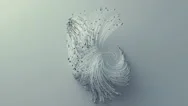 Abstract Flowing Lines, 3D Animation 4K Stock Footage