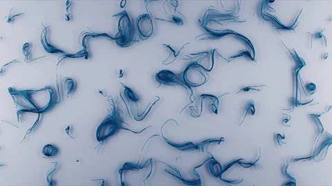 Abstract Flowing Lines, 3d Animation 4k Stock Footage 100158546