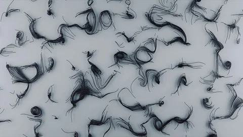 Abstract Flowing Lines, 3d Animation 4k Stock Footage 100158547