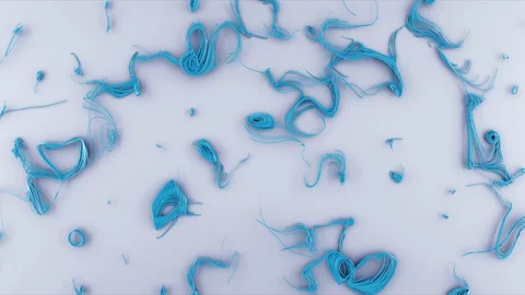 Abstract Flowing Lines, 3d Animation 4k Stock Footage 100158569