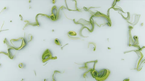 Abstract Flowing Lines, 3d Animation 4k Video stock 100158689