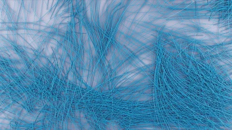 Abstract Flowing Lines, 3d Animation 4k Stock Footage 100403507