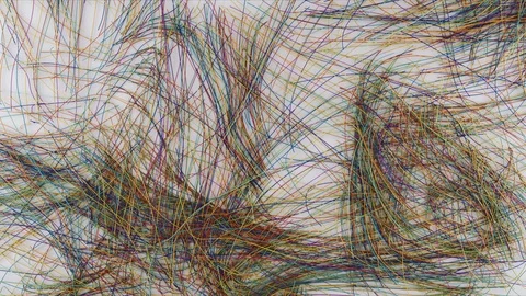 Abstract Flowing Lines, 3d Animation 4k Stock Footage 100403534