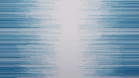 Abstract Flowing Lines, 3d Animation 4k Stock Footage 100983625