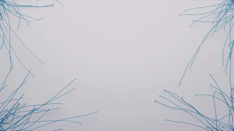 Abstract Flowing Lines, 3d Animation 4k Stock Footage 100983698