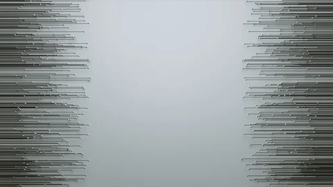 Abstract Flowing Lines, 3d Animation 4k Stock Footage 100983728