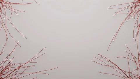 Abstract Flowing Lines, 3d Animation 4k Stock Footage 100983736