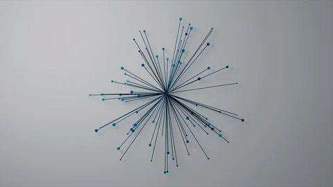 Abstract Flowing Lines, 3d Animation 4k Stock Footage 100986114