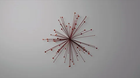 Abstract Flowing Lines, 3d Animation 4k Stock Footage 100986117