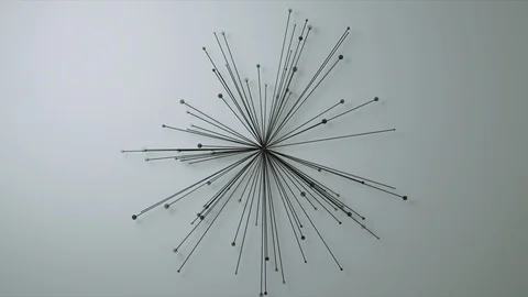 Abstract Flowing Lines, 3d Animation 4k Stock Footage 100986132