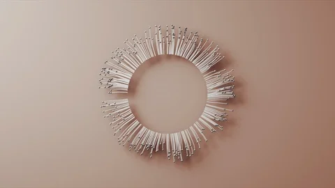 Abstract Flowing Lines, 3d Animation 4k Stock Footage 101111365