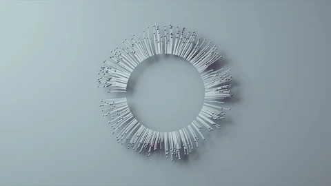 Abstract Flowing Lines, 3d Animation 4k Stock Footage 101111424