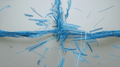 Abstract Flowing Lines, 3d Animation 4k Vidéo 101113170