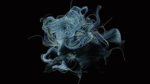 Abstract Flowing Lines, 3d Animation 4k Vidéo 101114225
