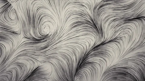 Abstract Flowing Lines, 3d Animation 4k Stock Footage 101117387