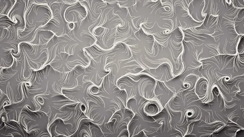 Abstract Flowing Lines, 3d Animation 4k Video stock 101121094
