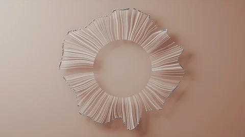 Abstract Flowing Lines, 3d Animation 4k Stock Footage 101192611