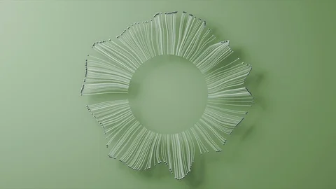 Abstract Flowing Lines, 3d Animation 4k Stock Footage 101192618