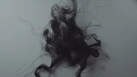 Abstract Flowing Lines, 3d Animation 4k Stock Footage 101194399