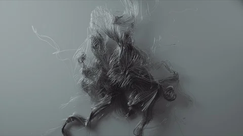 Abstract Flowing Lines, 3d Animation 4k Vidéo 101196017