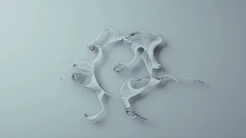 Abstract Flowing Lines, 3d Animation 4k Vidéo 101196038