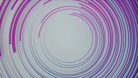 Abstract Flowing Lines, 3d Animation 4k Video stock 123864866