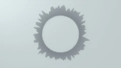 Abstract Flowing Lines, 3d Animation 4k Video stock 123864944