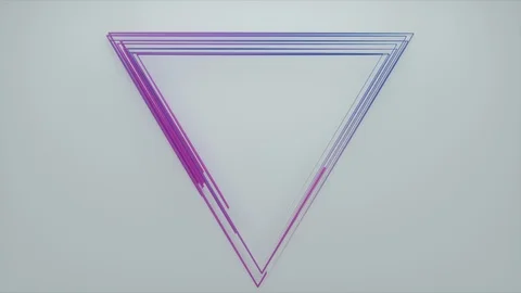 Abstract Flowing Lines, 3d Animation 4k Video stock 123865038