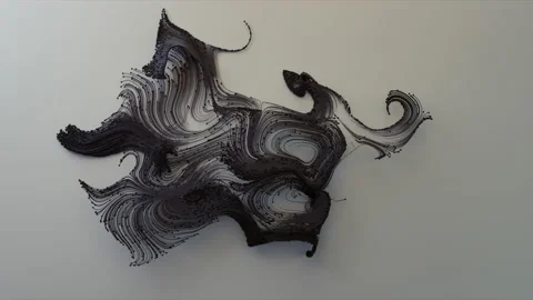 Abstract Flowing Lines, 3d Animation 4k Stock-Footage 171993346