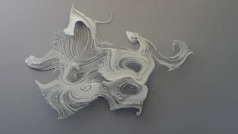 Abstract Flowing Lines, 3d Animation 4k Stock Footage 171993368