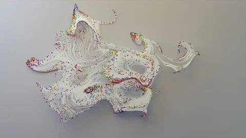 Abstract Flowing Lines, 3d Animation 4k Stock Footage 171993376