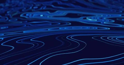 Abstract flowing lines background Stock Illustration