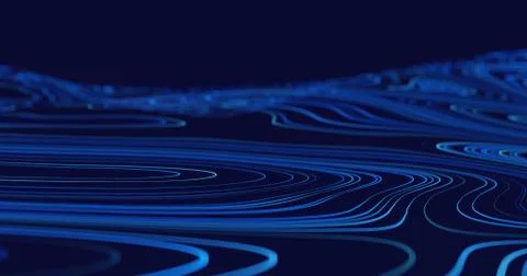 Abstract flowing lines background Stock-Illustration