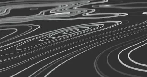 Abstract flowing lines background Stock Illustration