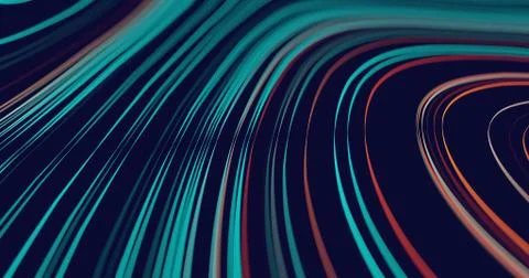 Abstract flowing lines background Stock Illustration