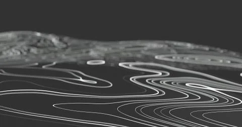 Abstract flowing lines background Illustrazione stock