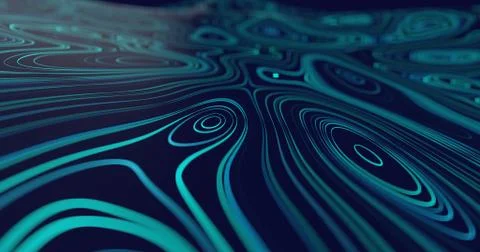 Abstract flowing lines background Illustrazione stock