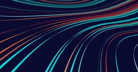 Abstract flowing lines background Stock-Illustration