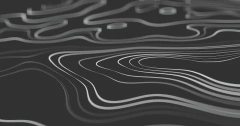 Abstract flowing lines background Stock Illustration