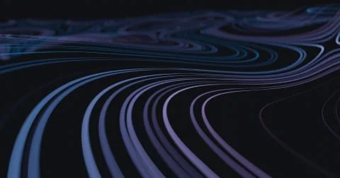 Abstract flowing lines background Stock Illustration