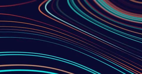 Abstract flowing lines background Illustrazione stock