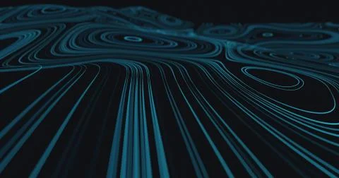 Abstract flowing lines background Stock Illustration