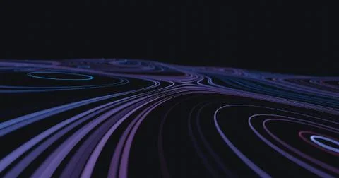 Abstract flowing lines background Stock Illustration