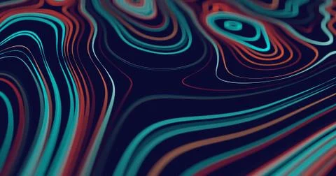 Abstract flowing lines background Stock Illustration