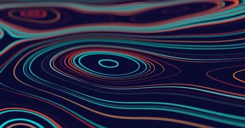 Abstract flowing lines background Stock-Illustration