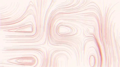 Abstract Flowing Lines Background Stock Illustration