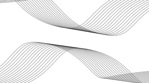 Abstract flowing lines background modern wave pattern with smooth curves an.. Stock Footage 339279566