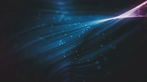 Abstract Flowing Lines Close Up Stock Footage 235922091