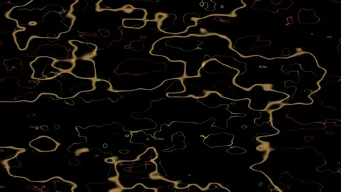 Abstract flowing lines create dynamic shapes on a dark Stock Footage 338299293