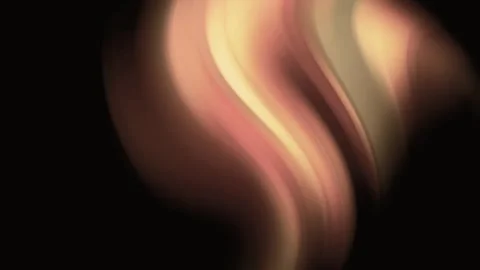 Abstract flowing lines creating soft glowing light effect looping background. 스톡 동영상 343670770